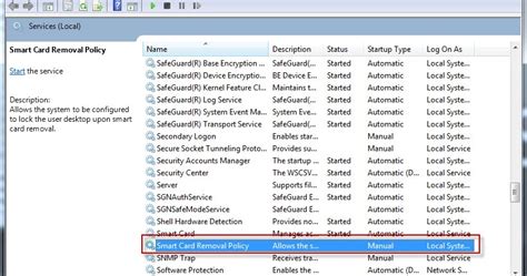 smart card lock workstation not working|The Smart Card removal option must be configured to Force .